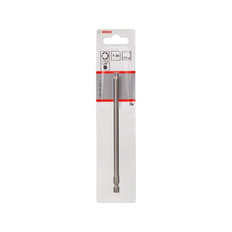 BOSCH Bithegy T30 x 152 mm 1/4' Extra Hard (2607001674)