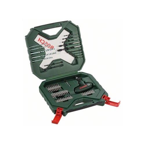 BOSCH Racsnis bithegy és fúrószár készlet 54 részes X-Line (2607010610)