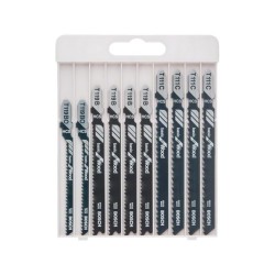 BOSCH Dekopírfűrészlap készlet 10 részes T befogás fára (2607010629)