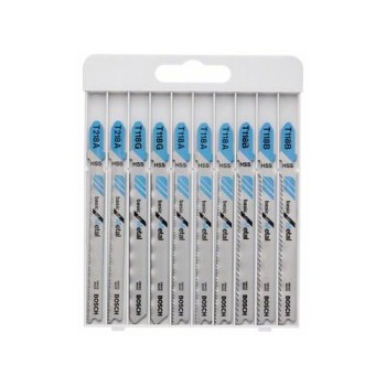 BOSCH Dekopírfűrészlap készlet 10 részes T befogás fémre (2607010631)