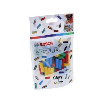 BOSCH Ragasztópatron vegyes színekkel 7 x 20 mm Gluey (70 db/cs) (2608002005)