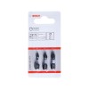 BOSCH Bithegy készlet 3 részes PZ1 / PZ2 / PZ3 x 25 mm Impact Control (2608522471)