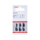 BOSCH Bithegy készlet 3 részes PZ1 / PZ2 / PZ3 x 25 mm Impact Control (2608522471)