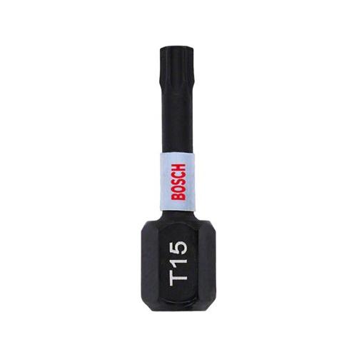 BOSCH Bithegy Torx T15 x 25 mm 1/4' Impact Control (2 db/cs) (2608522473) BOSCH Bithegy Torx T15 x 25 mm 1/4' Impact Control (2 db/cs) (2608522473)