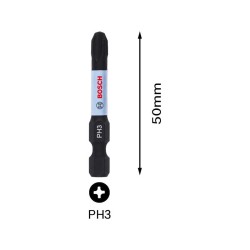 BOSCH Bithegy PH3 x 50 mm 1/4' Impact Control (2608522482) BOSCH Bithegy PH3 x 50 mm 1/4' Impact Control (2608522482)
