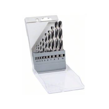 BOSCH Csigafúró készlet 10 részes 1,0 - 10,0 mm HSS PointTeQ (2608577348)