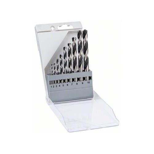 BOSCH Csigafúró készlet 10 részes 1,0 - 10,0 mm HSS PointTeQ (2608577348)