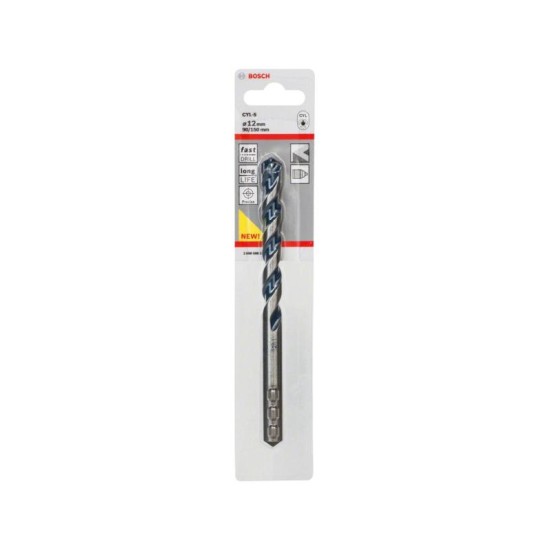 BOSCH Kőzetfúró 12 x 150/90 mm kétélű CYL-5 (2608588157)