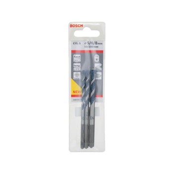 BOSCH Kőzetfúró készlet 3 részes kétélű CYL-5 (2608588164)
