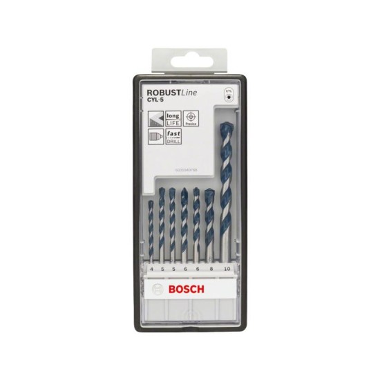 BOSCH Gránitfúró készlet 7 részes kétélű CYL-5 (2608588167)