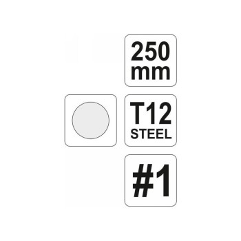 YATO Kerek reszelő 250 mm / #1 durva (YT-6227)