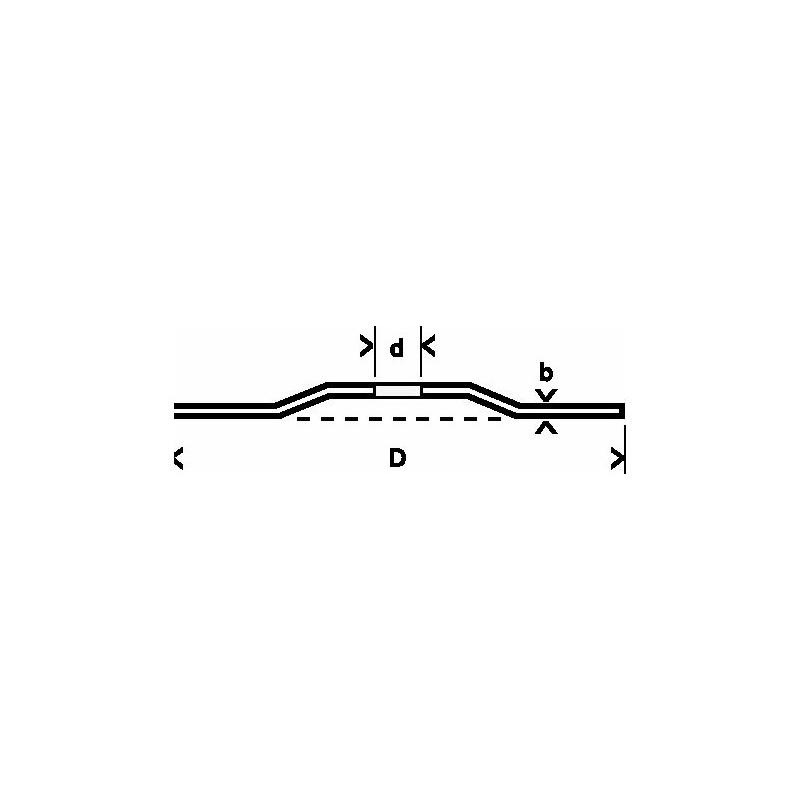 BOSCH Vágókorong fémre 230 x 2,5 x 22,2 mm hajlított Standard for Metal A 30 S BF (2608619776)