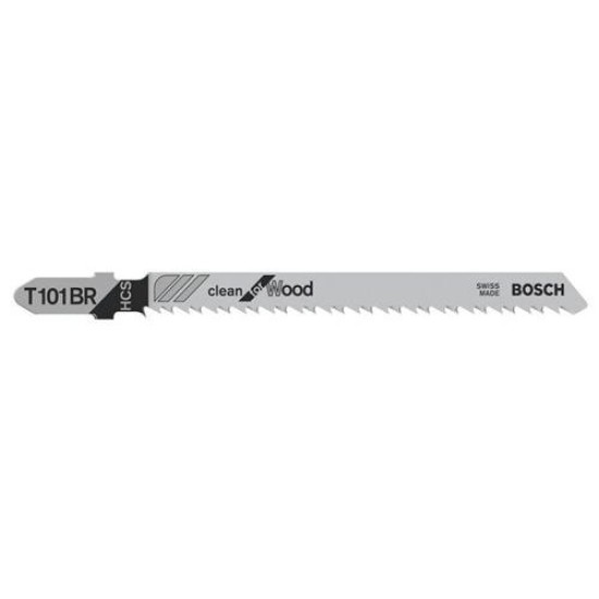 BOSCH Dekopírfűrészlap fához T 101 BR 100/2,5 mm (5 db/cs) (2608630014)