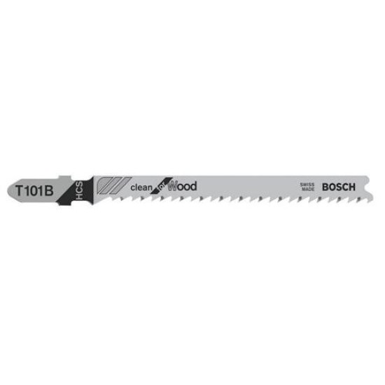 BOSCH Dekopírfűrészlap fához T 101 B 100/2,7 mm (5 db/cs) (2608630030)