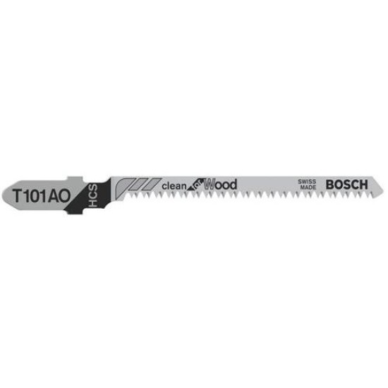 BOSCH Dekopírfűrészlap fához T 101 AO 83/1,4 mm íves vágáshoz (3 db/cs) (2608630559)