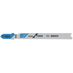 BOSCH Dekopírfűrészlap fémre T 118 A 92/1,1-1,5 mm (3 db/cs) (2608631507) BOSCH Dekopírfűrészlap fémre T 118 A 92/1,1-1,5 mm (3 db/cs) (2608631507)