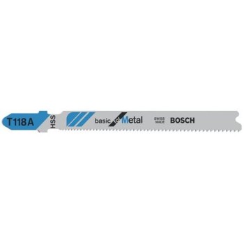 BOSCH Dekopírfűrészlap fémre T 118 A 92/1,1-1,5 mm (3 db/cs) (2608631507)