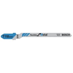 BOSCH Dekopírfűrészlap fémlemezhez T 118 EOF 83/1,5 mm bimetál (5 db/cs) (2608634237) BOSCH Dekopírfűrészlap fémlemezhez T 118 EOF 83/1,5 mm bimetál (5 db/cs) (2608634237)