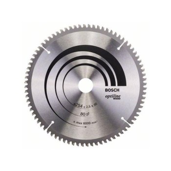 BOSCH Fűrésztárcsa fához 254 x 30 x 2,5 mm / 80T Optiline Wood ATB (2608640437) BOSCH Fűrésztárcsa fához 254 x 30 x 2,5 mm / 80T Optiline Wood ATB (2608640437)