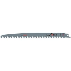 BOSCH Szablyafűrészlap fához S 1542 K 240 mm / 3TPI Top for Wood (2 db/cs) (2608650681) BOSCH Szablyafűrészlap fához S 1542 K 240 mm / 3TPI Top for Wood (2 db/cs) (2608650681)