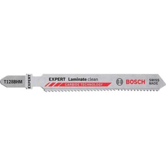 BOSCH EXPERT Dekopírfűrészlap T 128 BHM laminált padlóhoz (3 db/cs) (2608900542)