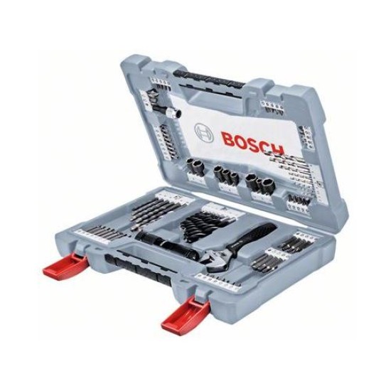 BOSCH Fúrószár és bithegy készlet 91 részes (2608P00235)