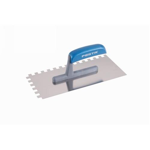 FESTA Glettvas 130 x 280 mm inox fogazott 10 x 10 mm (31131F)