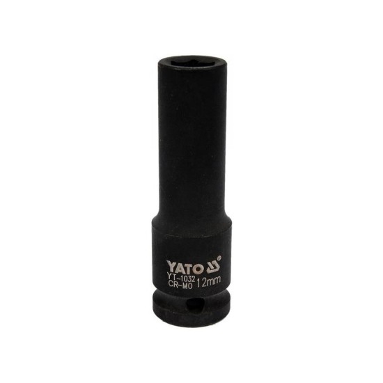 YATO Gépi hosszú dugókulcs 1/2' 12 mm CrMo (YT-1032)