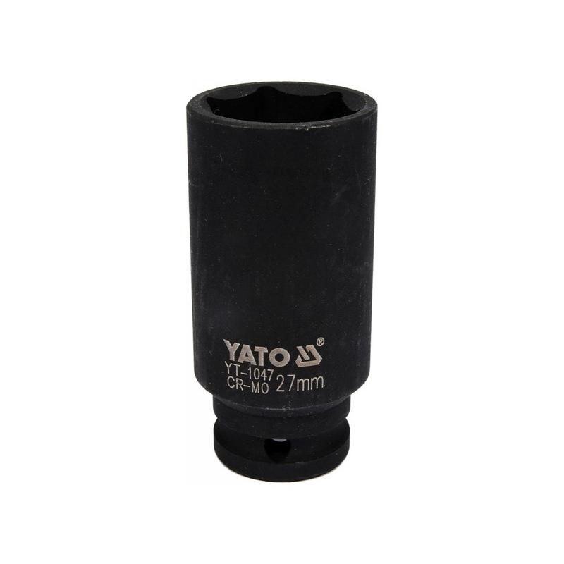 YATO Gépi hosszú dugókulcs 1/2' 27 mm CrMo (YT-1047)
