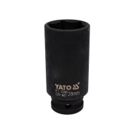 YATO Gépi hosszú dugókulcs 1/2' 28 mm CrMo (YT-1048) YATO Gépi hosszú dugókulcs 1/2' 28 mm CrMo (YT-1048)
