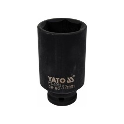 YATO Gépi hosszú dugókulcs 1/2' 32 mm CrMo (YT-1052) YATO Gépi hosszú dugókulcs 1/2' 32 mm CrMo (YT-1052)