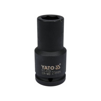 YATO Gépi hosszú dugókulcs 3/4' 21 mm CrMo (YT-1121) YATO Gépi hosszú dugókulcs 3/4' 21 mm CrMo (YT-1121)