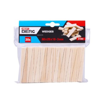 WOODY Fa ék 80 x 25 x 10 - 3 mm (20 db/cs) (37202F) WOODY Fa ék 80 x 25 x 10 - 3 mm (20 db/cs) (37202F)