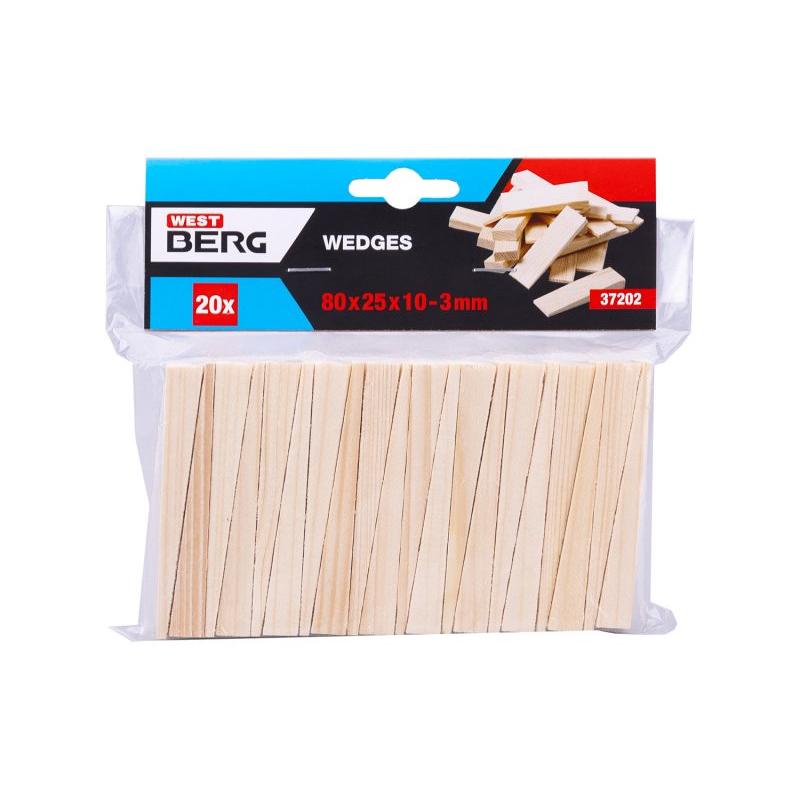 WOODY Fa ék 80 x 25 x 10 - 3 mm (20 db/cs) (37202F) WOODY Fa ék 80 x 25 x 10 - 3 mm (20 db/cs) (37202F)