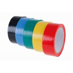 Szigetelőszalag 19 x 0,13 mm x 5 m öt színnel (5 db/cs) (38931F)