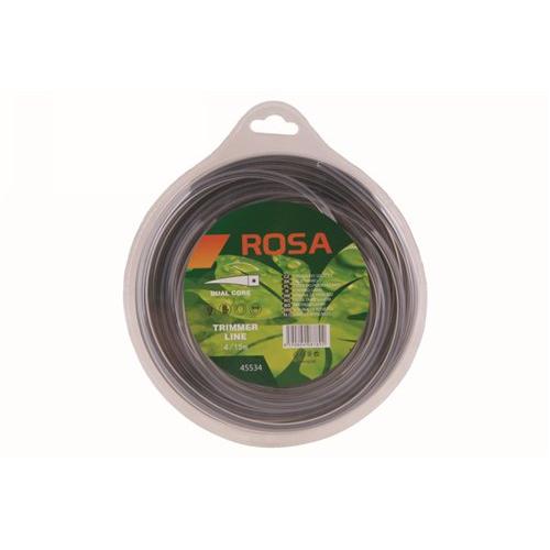 ROSA Fűnyíró damil 4 mm x 15m erősített négyzet (45534F)