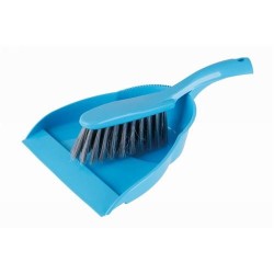 Szemetes lapát+seprű kék (52173F)