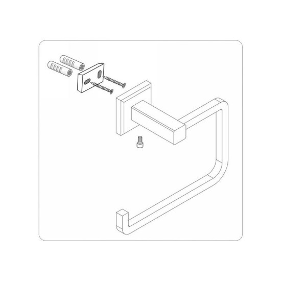 FALA WC papír tartó Quad Chrome (69314)