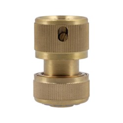 FLO Gyorscsatlakozó réz 1/2' stoppal (89101)