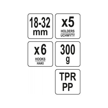 FLO Fali nyeles szerszámtartó akasztóval (89950)