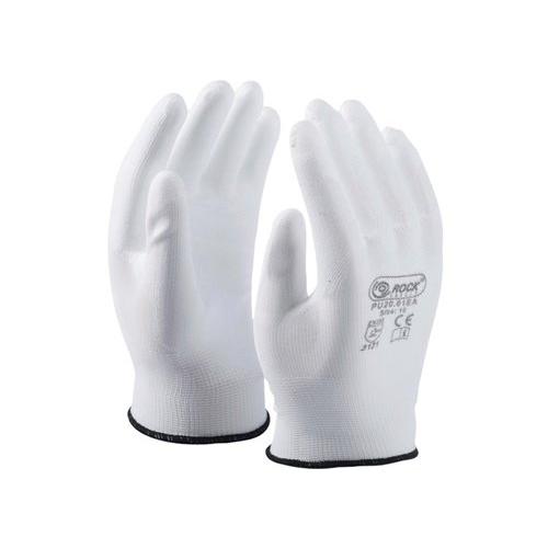 DRAGONFLY/11 Mártott szerelőkesztyű FEHÉR páronként csomagolva (9-200111)