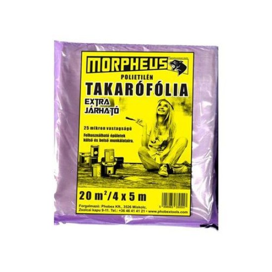 MORPHEUS Takarófólia 20 m2 (4 x 5 m) 'extra-járható' (9-53310)