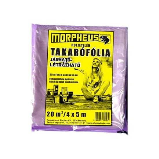 MORPHEUS Takarófólia 20 m2 (4 x 5 m) 'járható-létrázható' (9-53320)