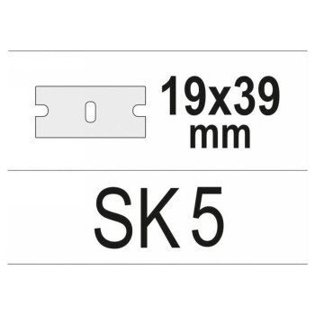 YATO Csavarhúzó üvegkaparó 39 x 200 törhető tartalékpenge (10 db/cs) (YT-13790)