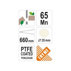 FLO Ágvágó 660 mm/35 mm rávágó teflon bevonatos (99110)