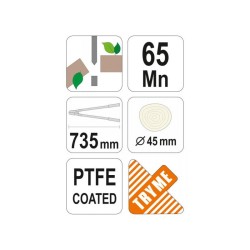 FLO Ágvágó 690 mm/45 mm rávágó teflon bevonatos (99112)