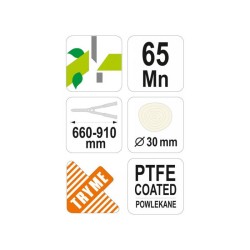 FLO Ágvágó teleszkópos nyél 660 - 910 mm/30 mm mellévágó teflon bevonatos (99119) FLO Ágvágó teleszkópos nyél 660 - 910 mm/30 mm mellévágó teflon bevonatos (99119)