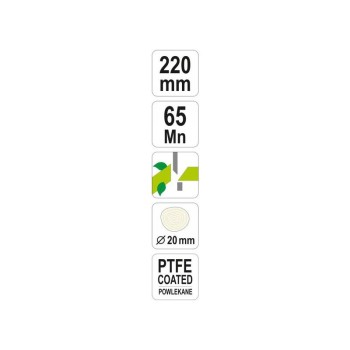 FLO Metszőolló mellévágó teflon bevonattal 220 mm (99204)