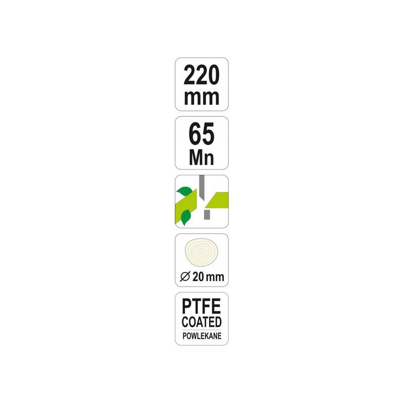 FLO Metszőolló mellévágó teflon bevonattal 220 mm (99204)