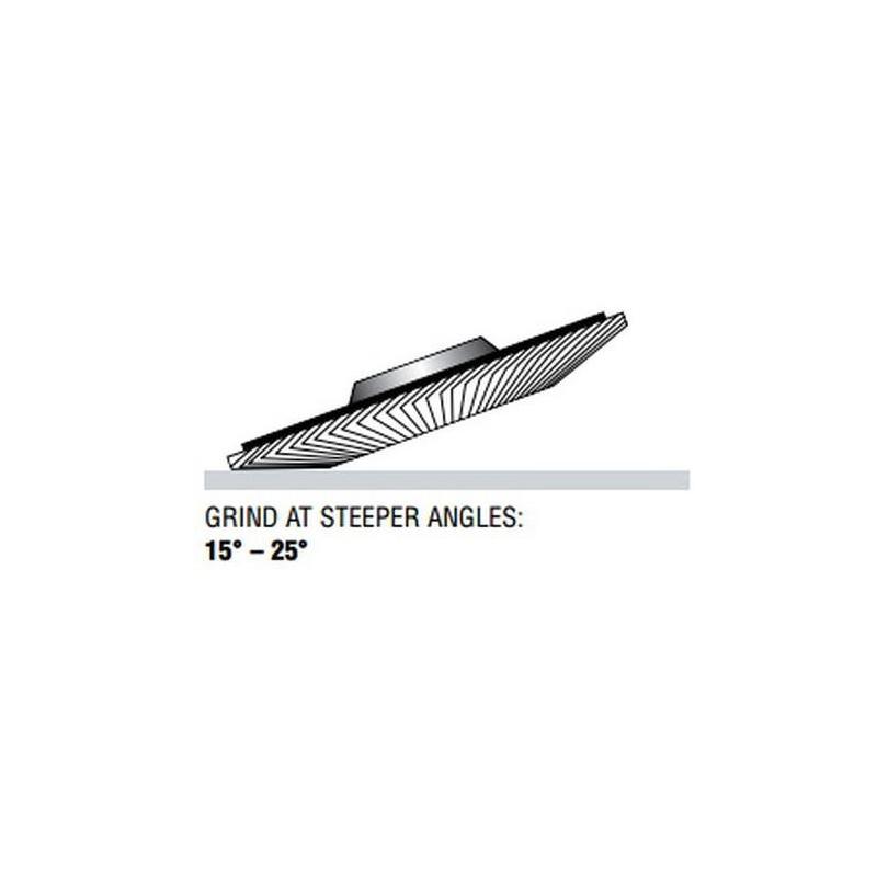 GERMAFLEX Lamellás csiszolókorong kúpos 115 x 22,2 mm/ P120 inox (CIR-12903)